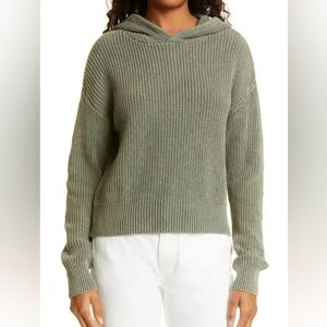 Rails Emery Moss Cashmere Blend Hoodie Sweater Medium